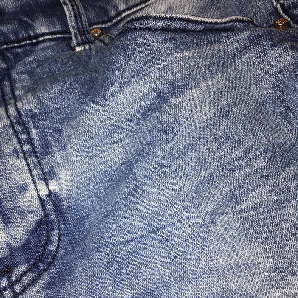 Big Sherman Men's Blue Jeans Size 32/30 Skinny Straight Leg Slim Fit Casual - Picture 10 of 12
